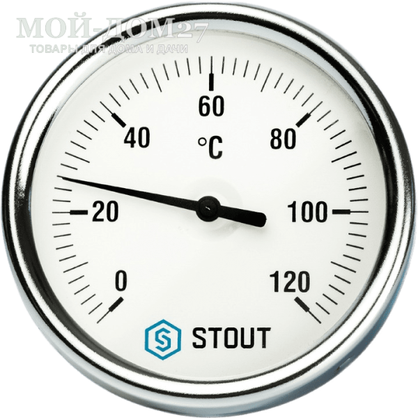 Термометр с погружной гильзой 0-120°С | Мой-Дом27 | Показывает текущую температуру теплоносителя от 0 до 120 градусов
Подходит для установки в котлы Каракан и Кобальт.